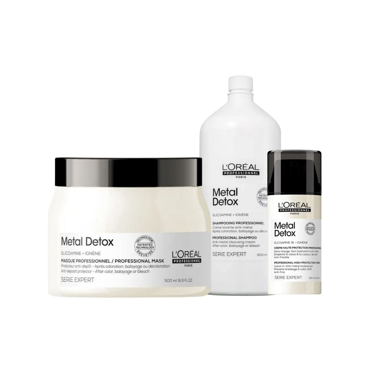 Kit Loreal Metal Detox Salão (3 Produtos)