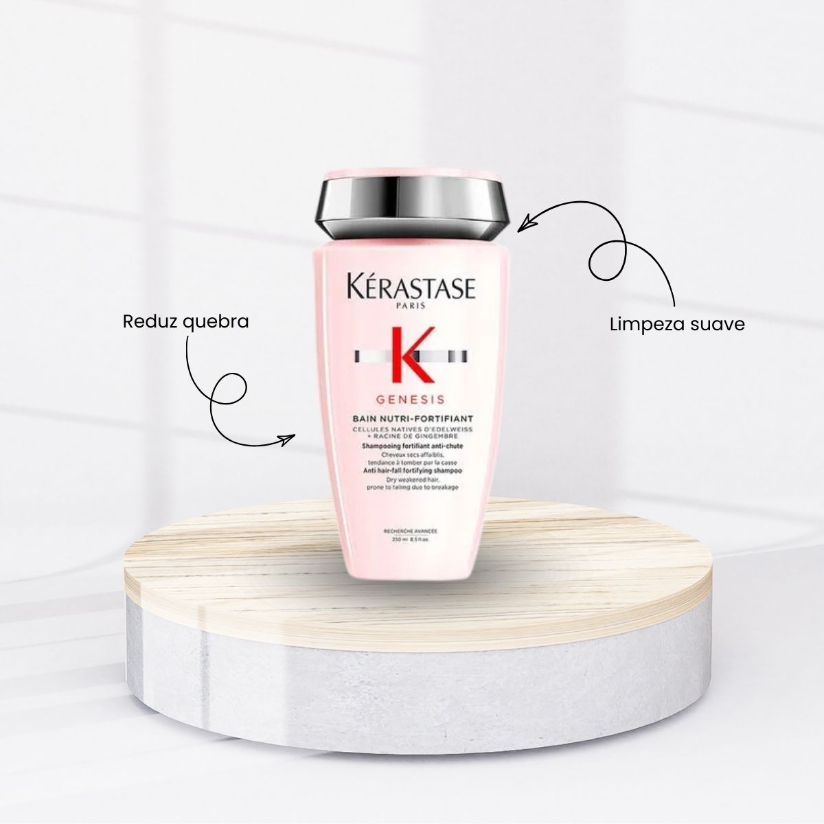 Kit Kérastase Genesis Shampoo 250 ml e Máscara 200 ml