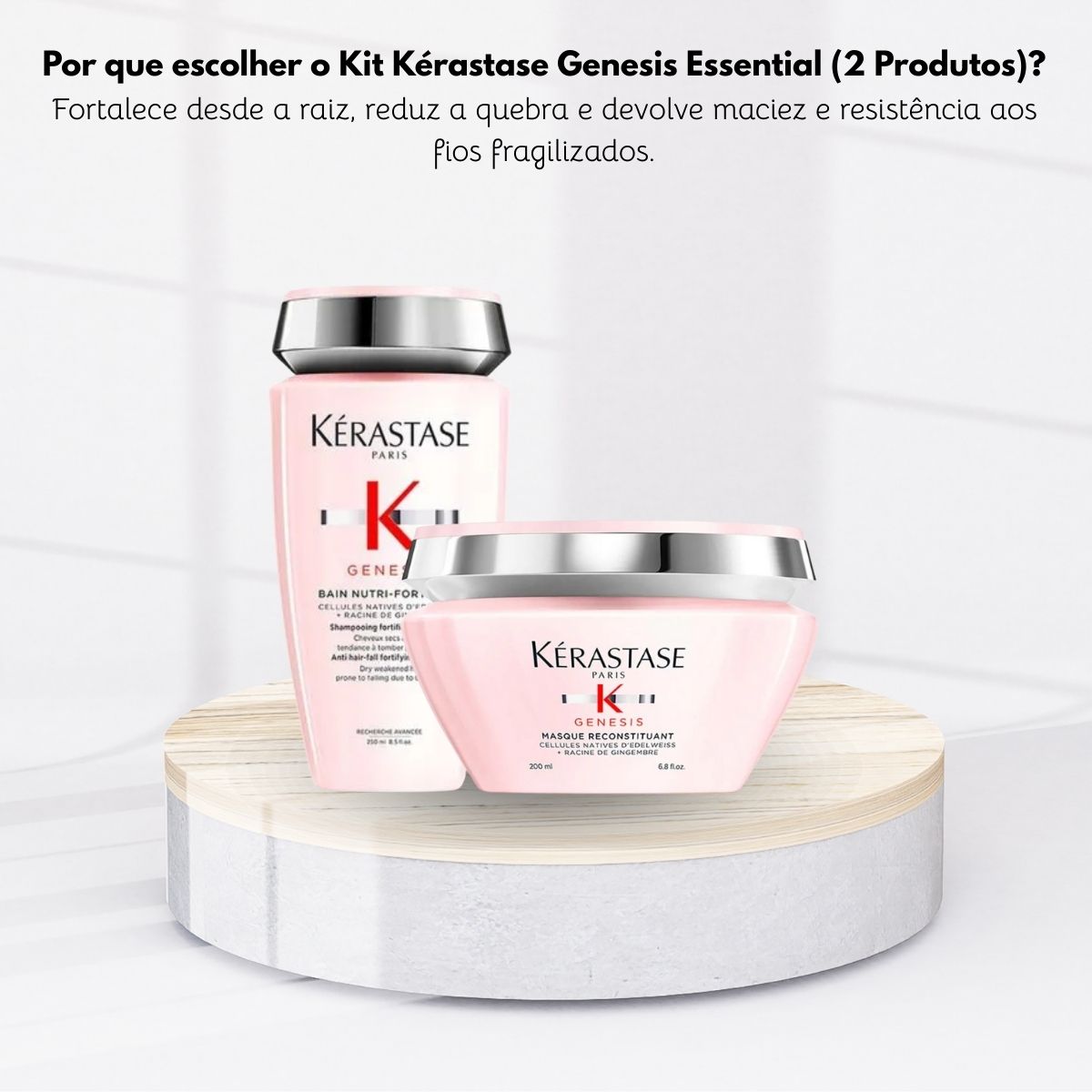 Kit Kérastase Genesis Shampoo 250 ml e Máscara 200 ml