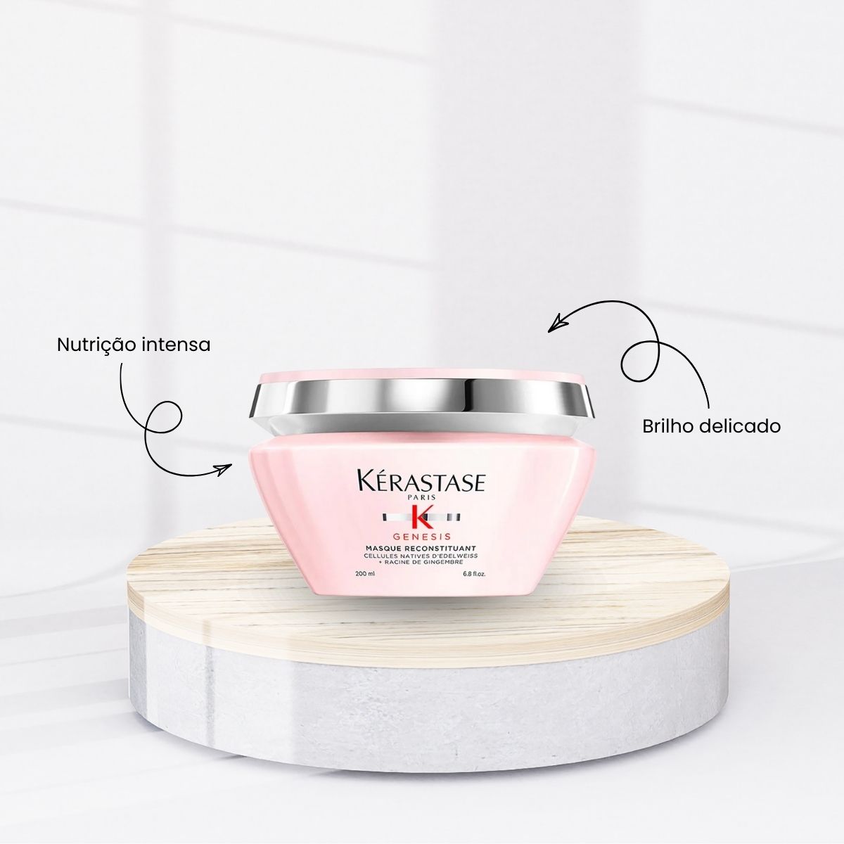 Kit Kérastase Genesis Masque Reconstituant 3 Máscaras 200 ml