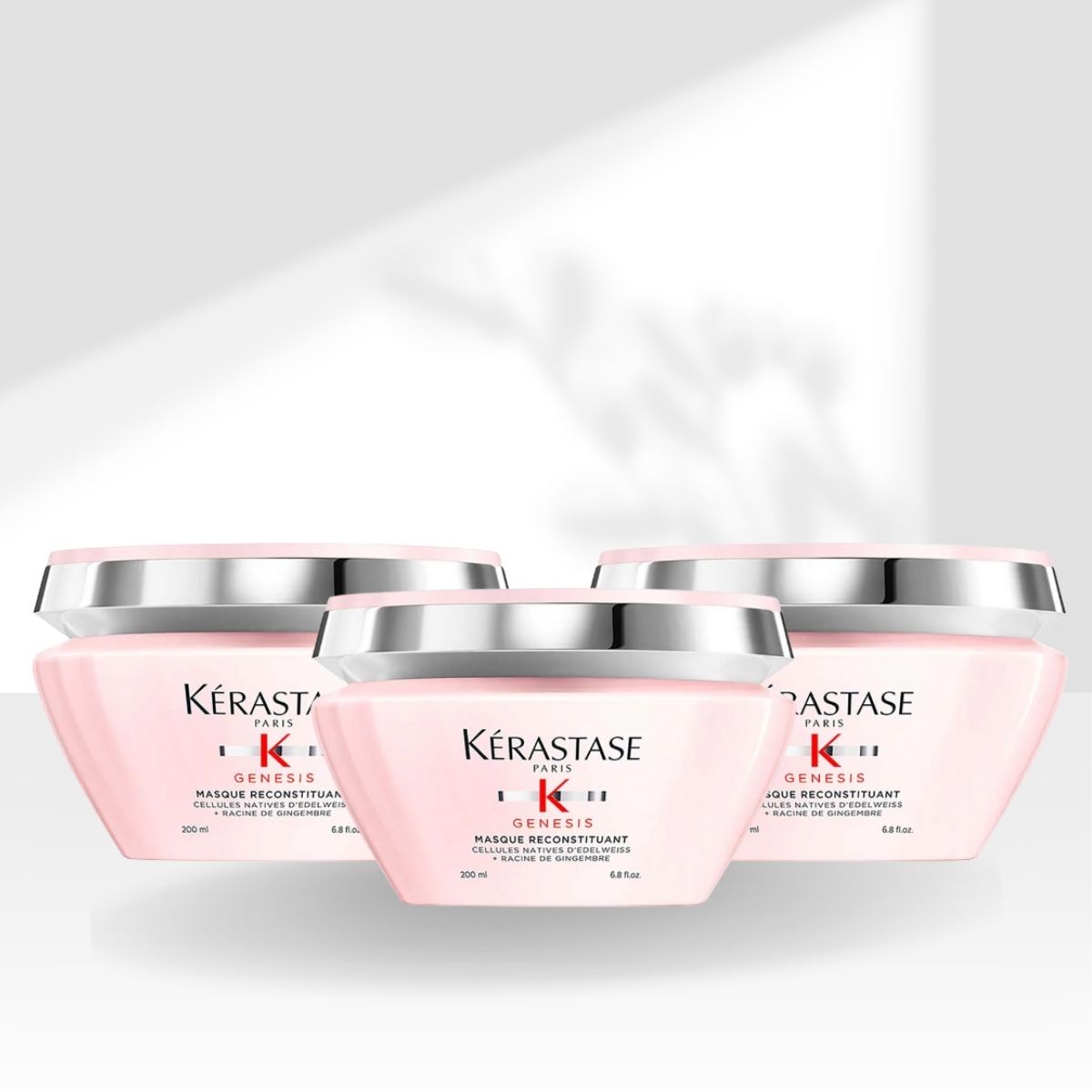 Kit Kérastase Genesis Masque Reconstituant 3 Máscaras 200 ml