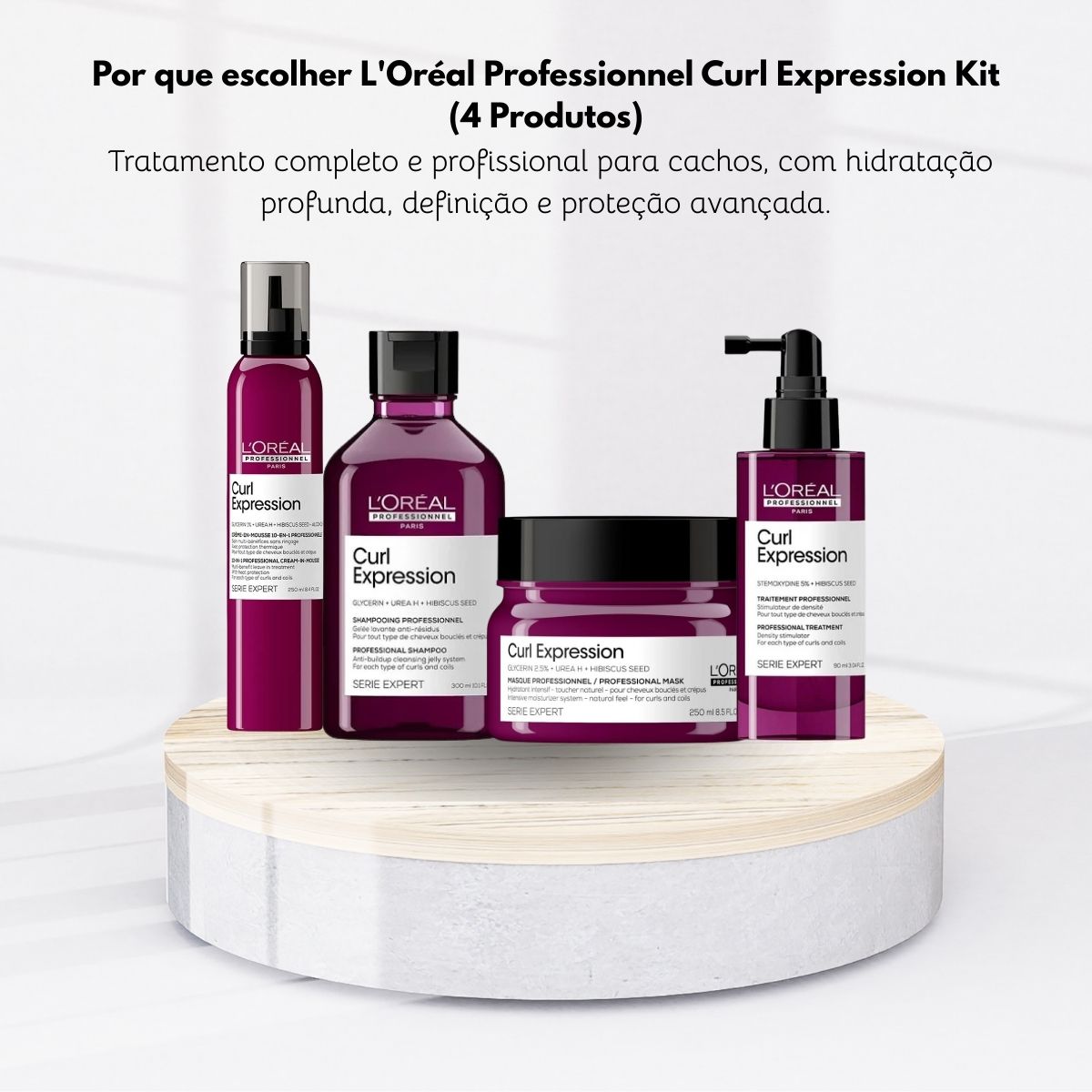 Kit Loreal Curl Expression (4 Produtos)