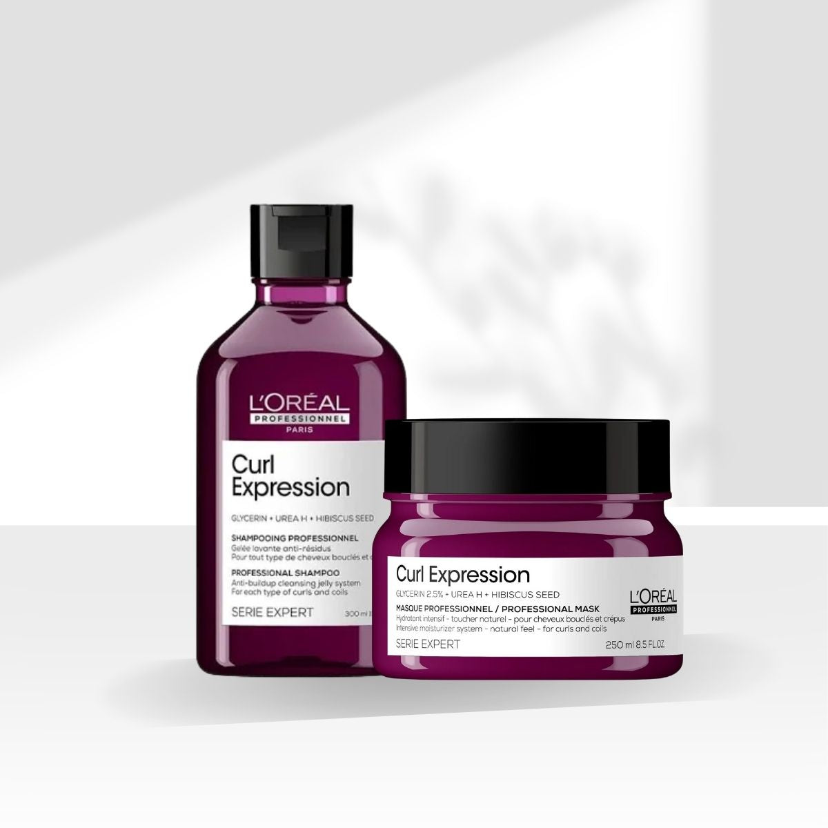 Kit Loreal Curl Expression Shampoo Anti-resíduos 300 ml e Máscara Rich 250 g