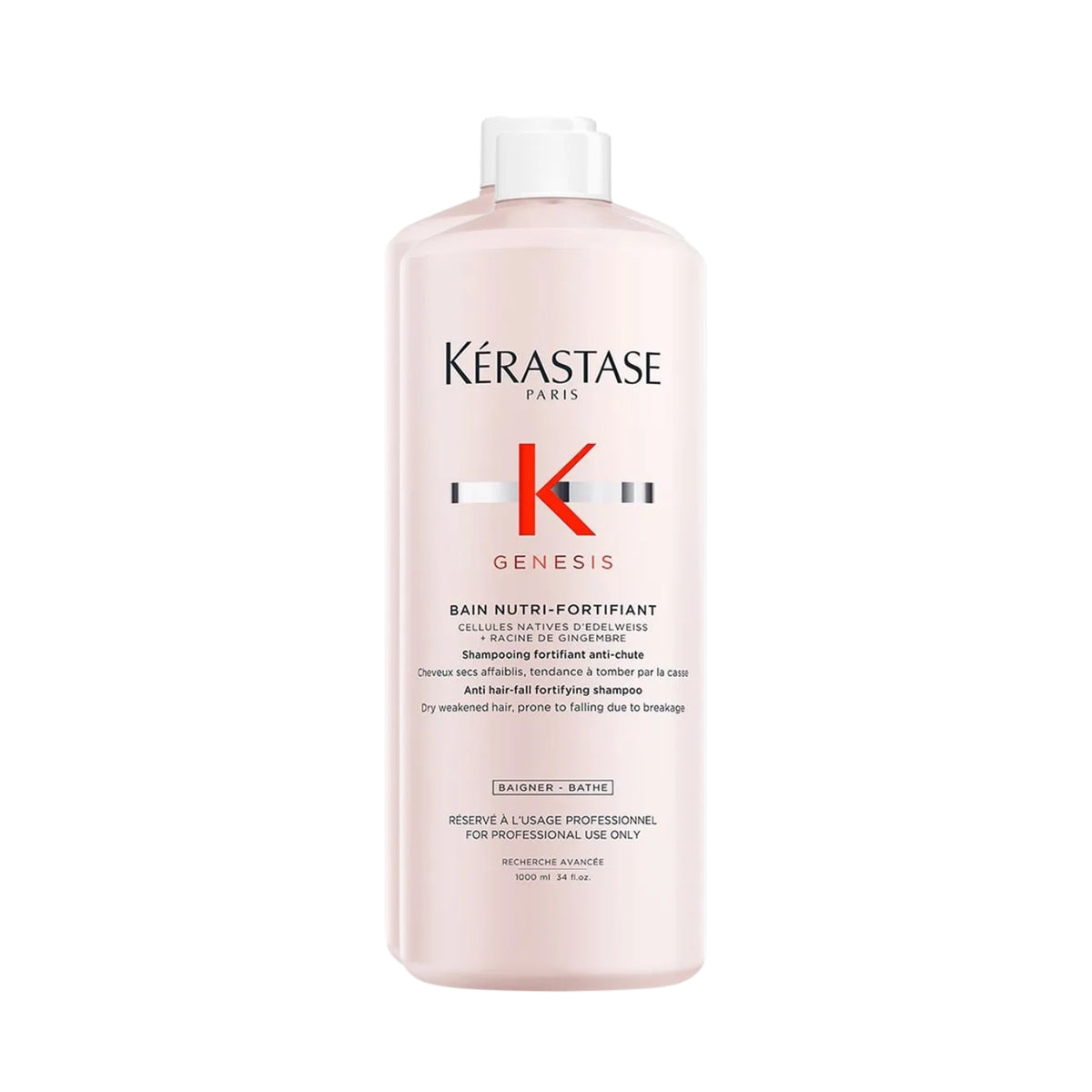Kit Kérastase Genesis Bain-Nutri Fortifiant 2 Shampoo 1 Litro