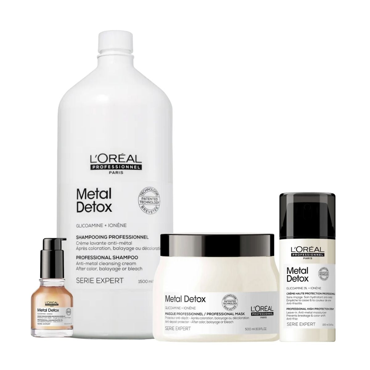 Kit Loreal Metal Detox Salão (4 Produtos)