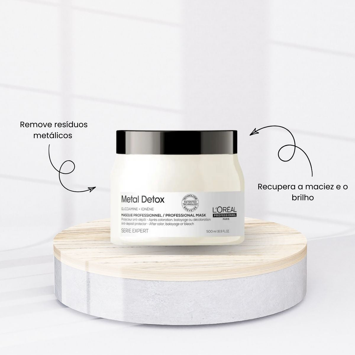 Kit Loreal Metal Detox e Oleo Capilar Salão (3 Produtos)