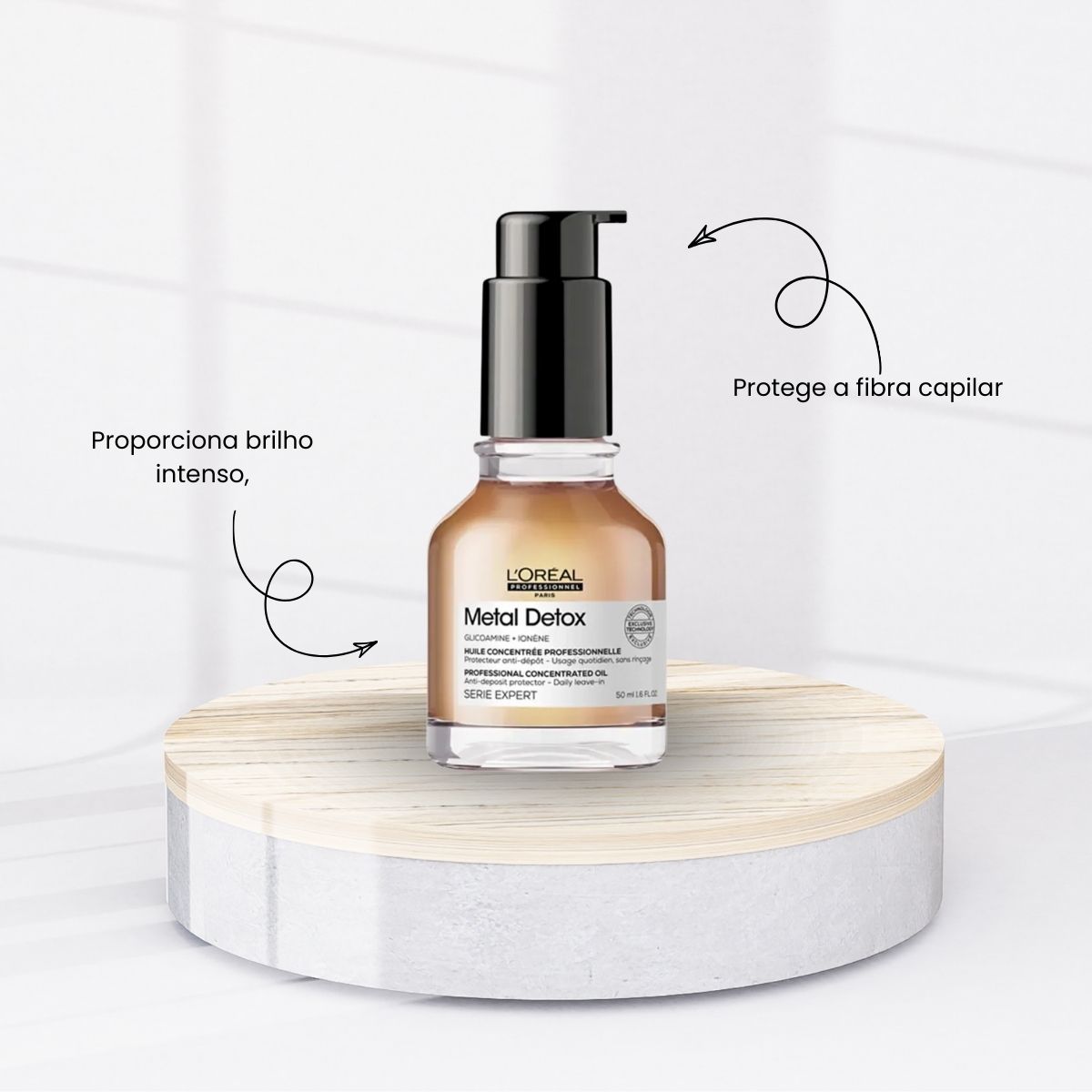 Kit Loreal Metal Detox e Oleo Capilar (3 Produtos)