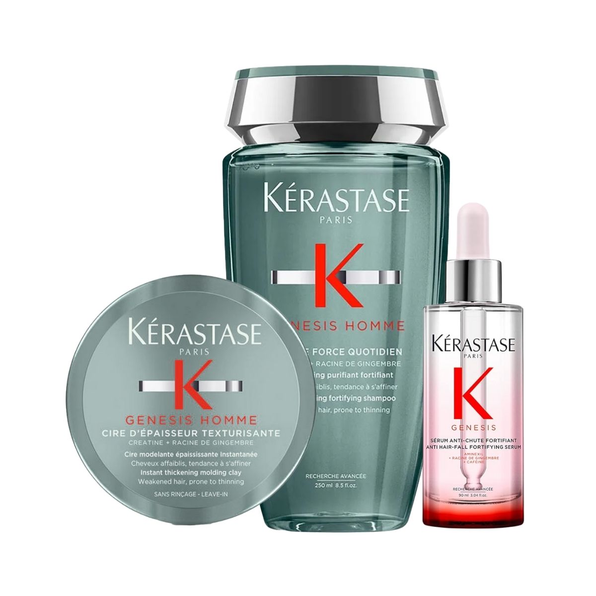 Kit Kérastase Genesis Homme Fortificante (3 Produtos)