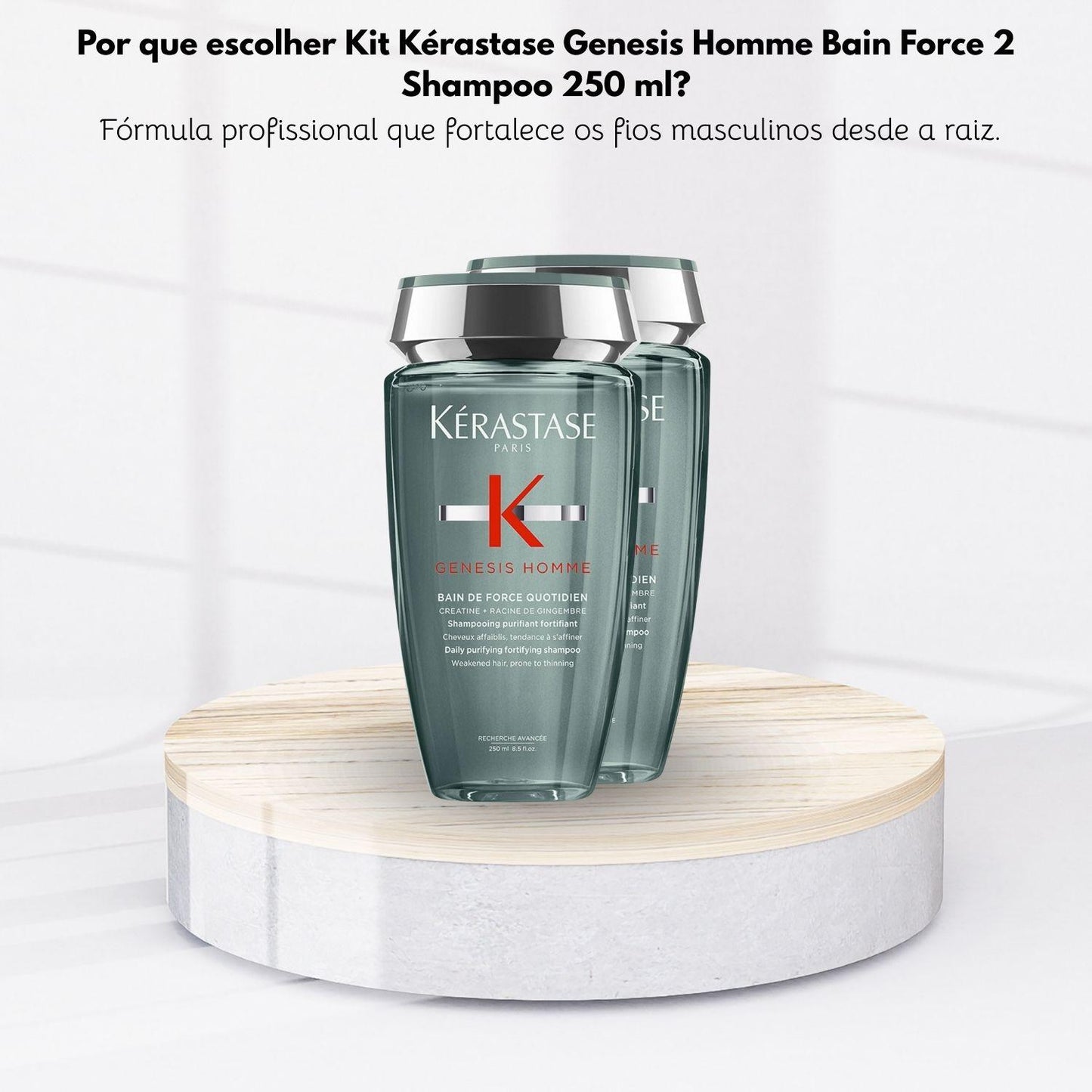 Kit Kérastase Genesis Homme Bain Force 2 Shampoo 250 ml