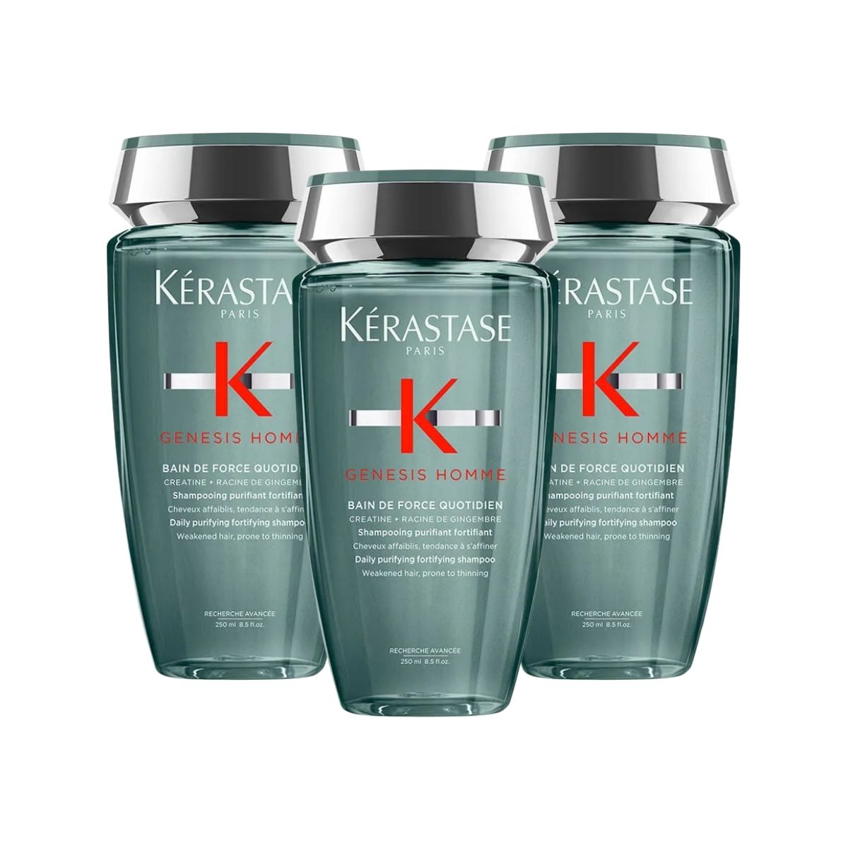 Kit Kérastase Genesis Homme Bain Force 3 Shampoo 250 ml