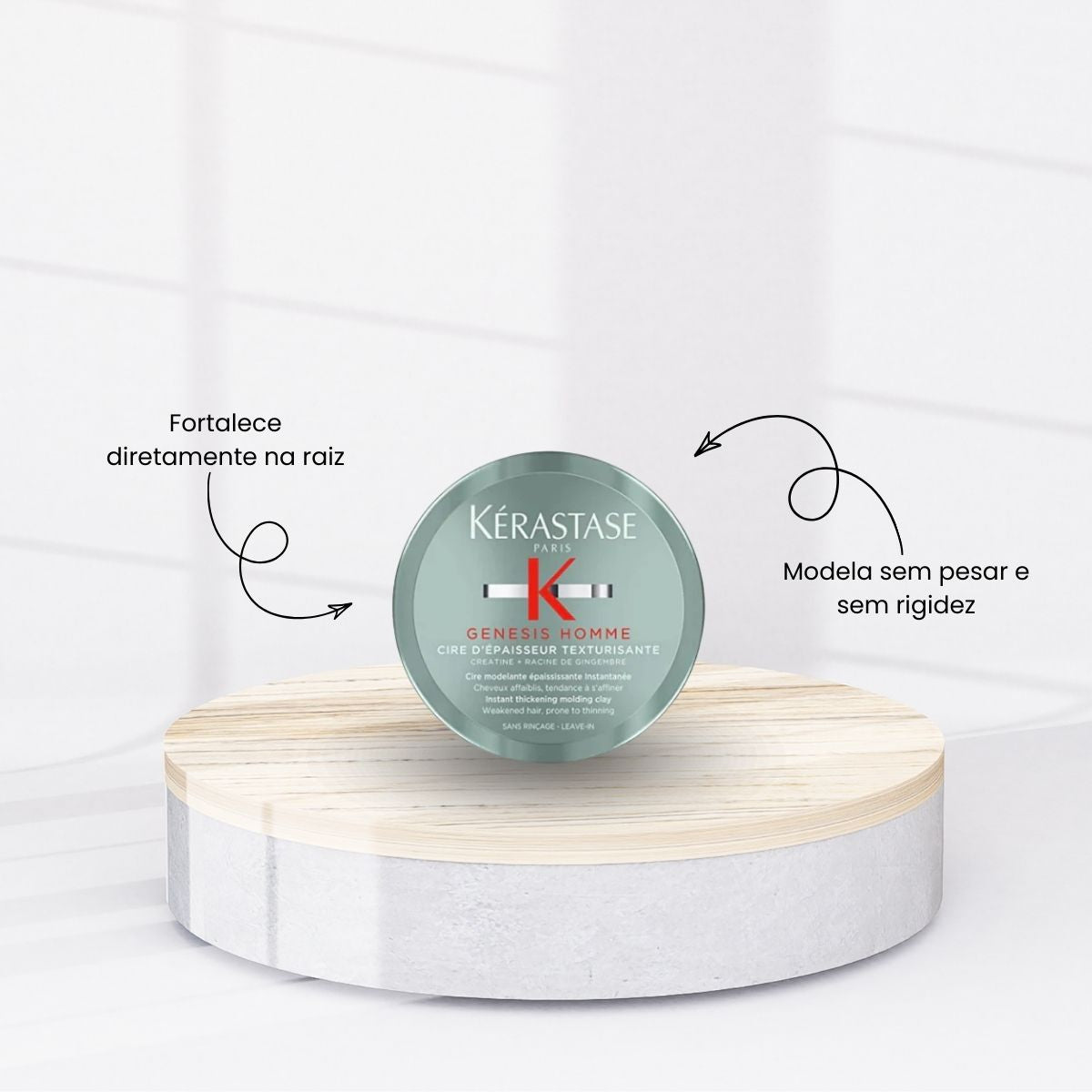 Kit Kérastase Genesis Homme Bain Masse (3 Produtos)