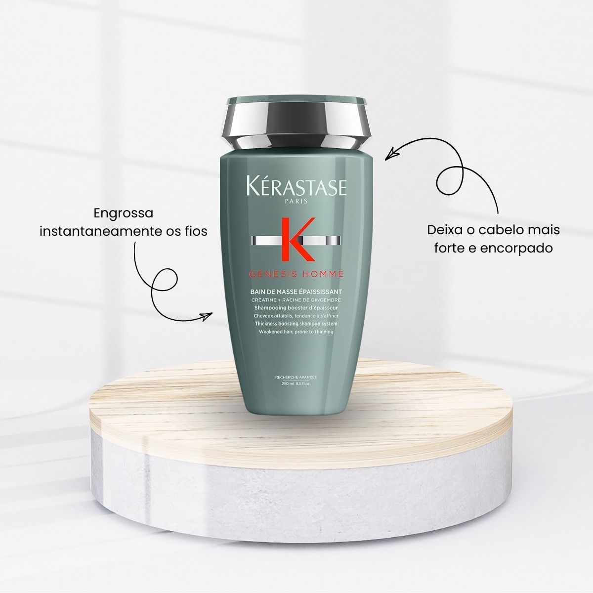 Kit Kérastase Genesis Homme Bain Masse (2 Produtos)