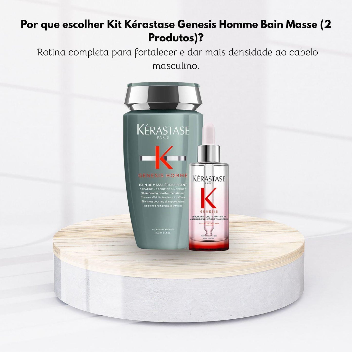 Kit Kérastase Genesis Homme Bain Masse (2 Produtos)