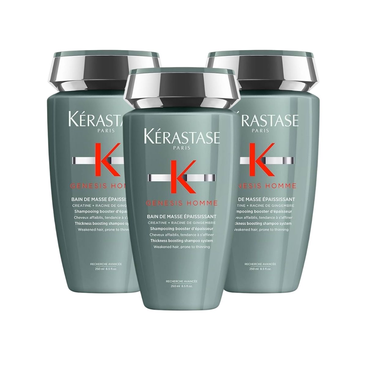 Kit Kérastase Genesis Homme Bain Masse 3 Shampoo 250 ml