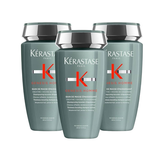 Kit Kérastase Genesis Homme Bain Masse 3 Shampoo 250 ml