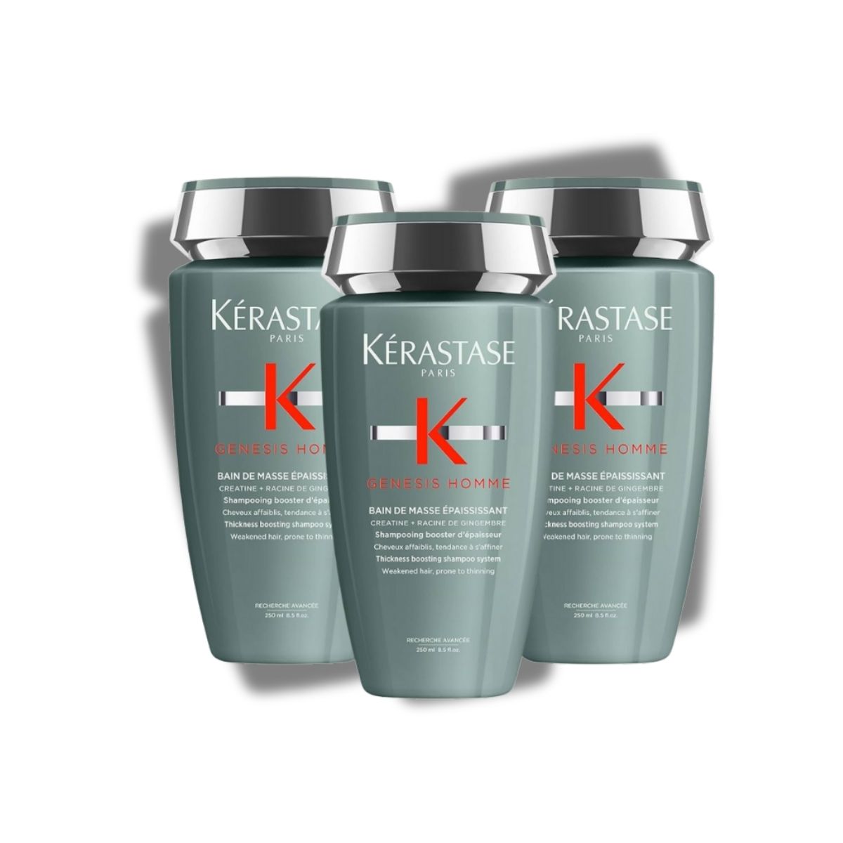 Kit Kérastase Genesis Homme Bain Masse 3 Shampoo 250 ml