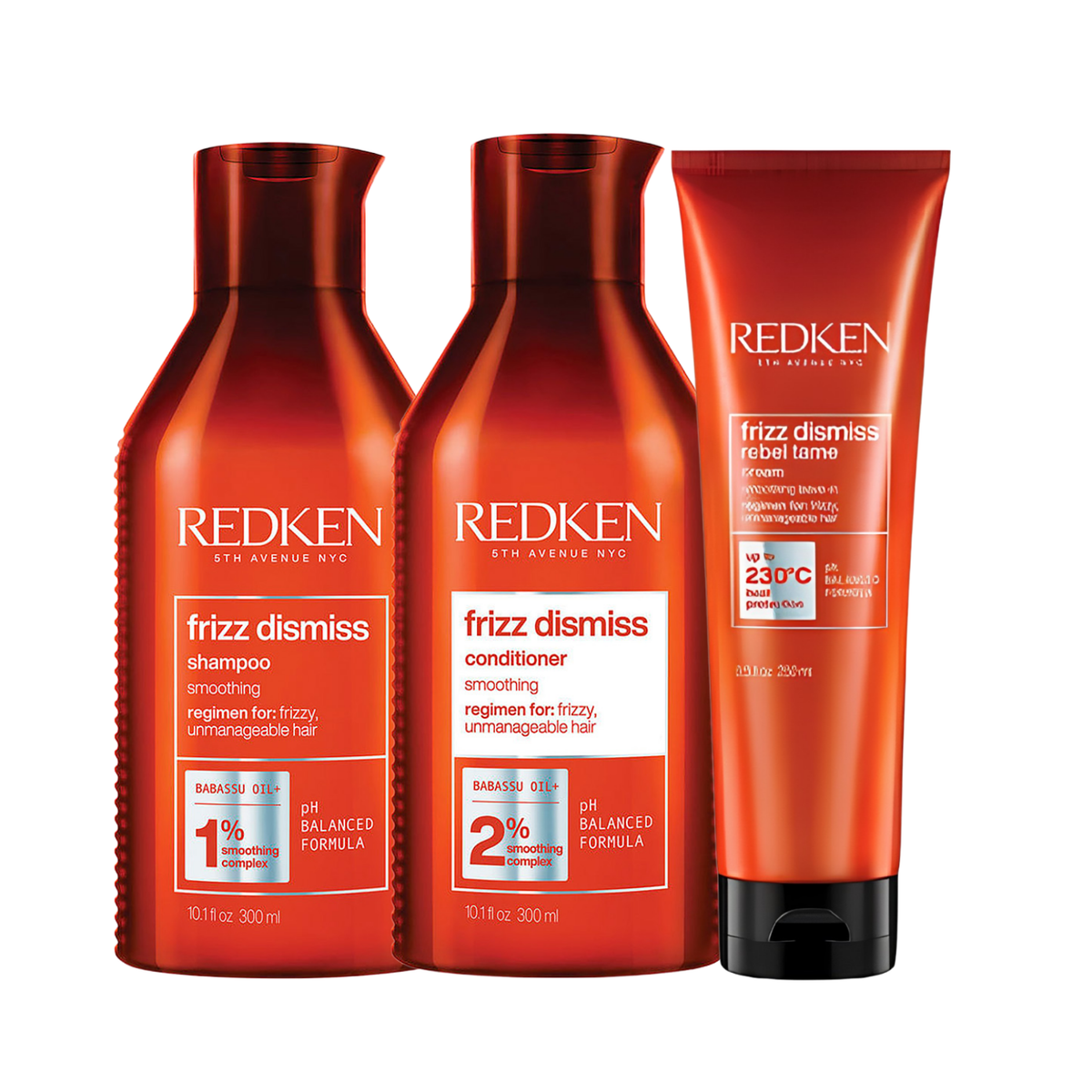 Kit Redken Frizz Dismiss Anti-Frizz (3 Produtos)