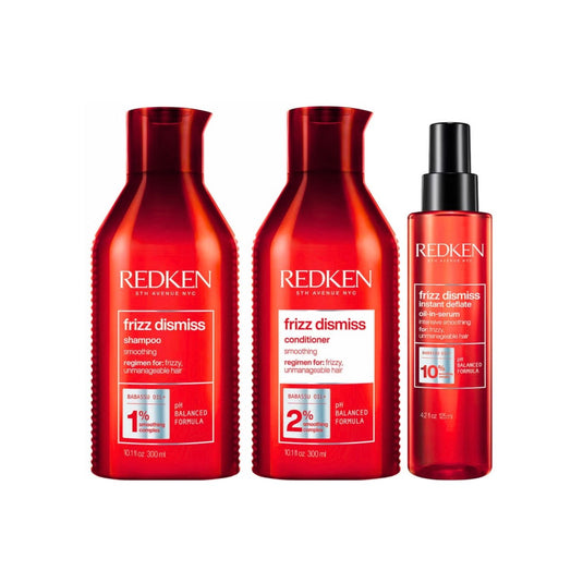 Kit Redken Frizz Dismiss Anti-Frizz (3 Produtos)