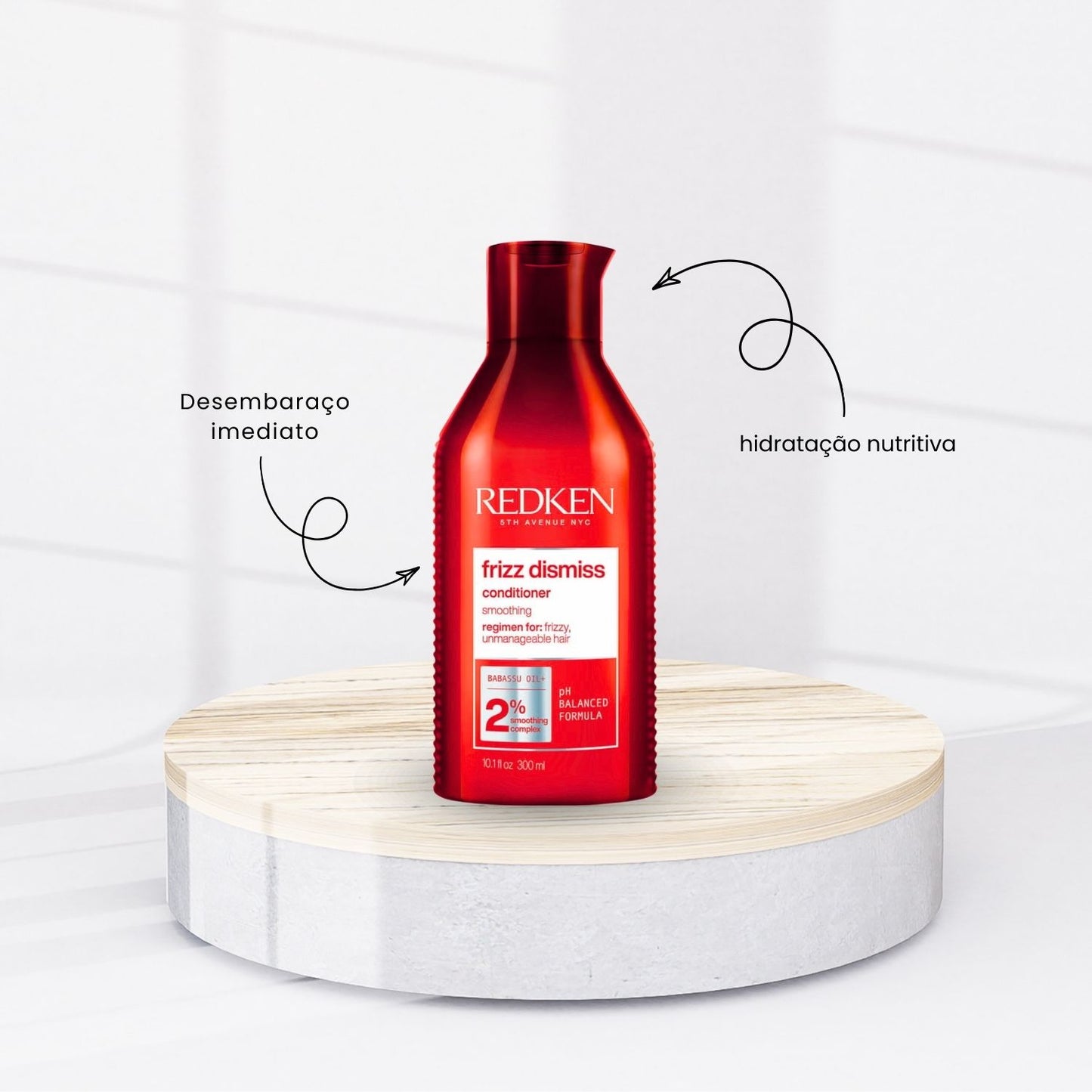 Kit Redken Frizz Dismiss Anti-Frizz (3 Produtos)