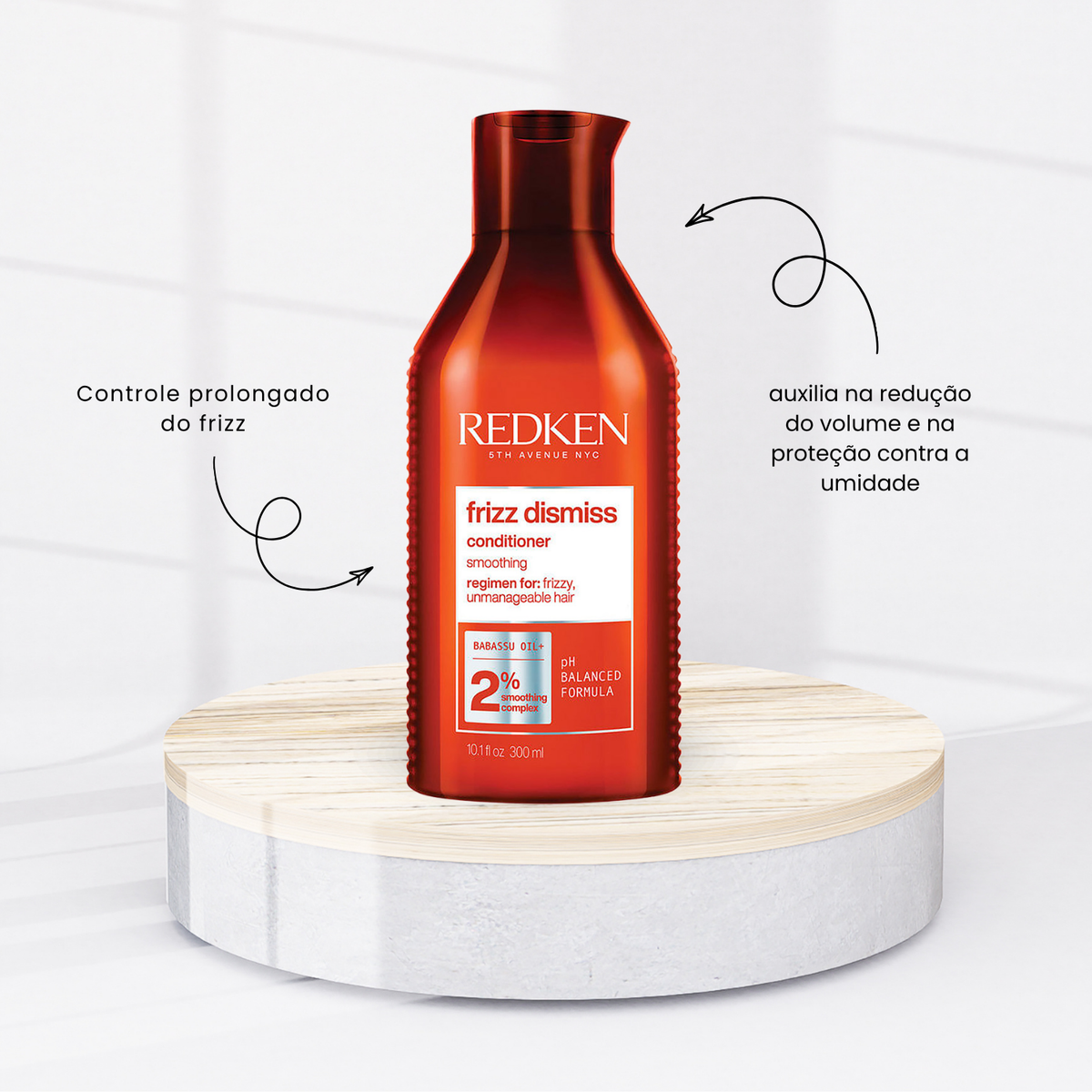 Kit Redken Frizz Dismiss Anti-Frizz (3 Produtos)