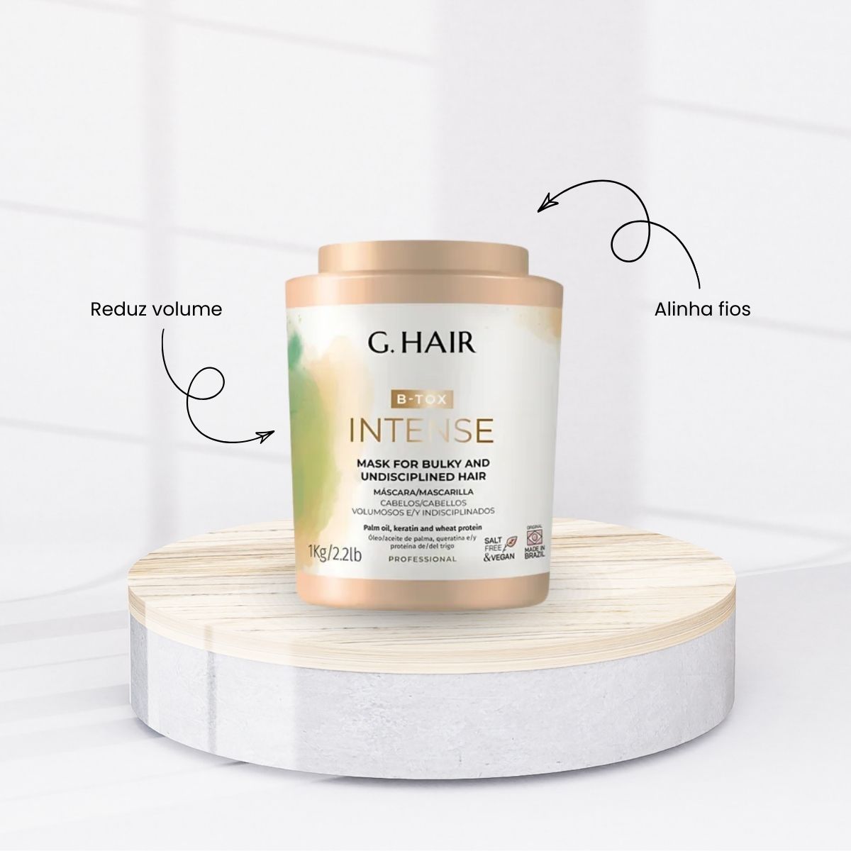 Kit G.Hair BTX Intense 4 Máscara 1 Kg