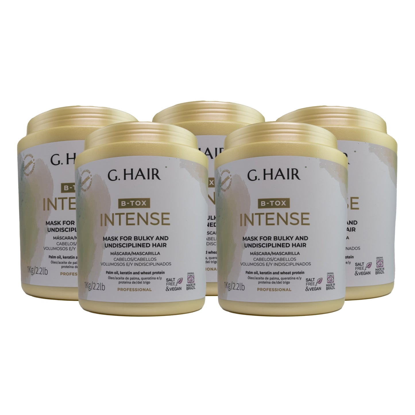 Kit G.Hair BTX Intense 5 Máscara 1 Kg