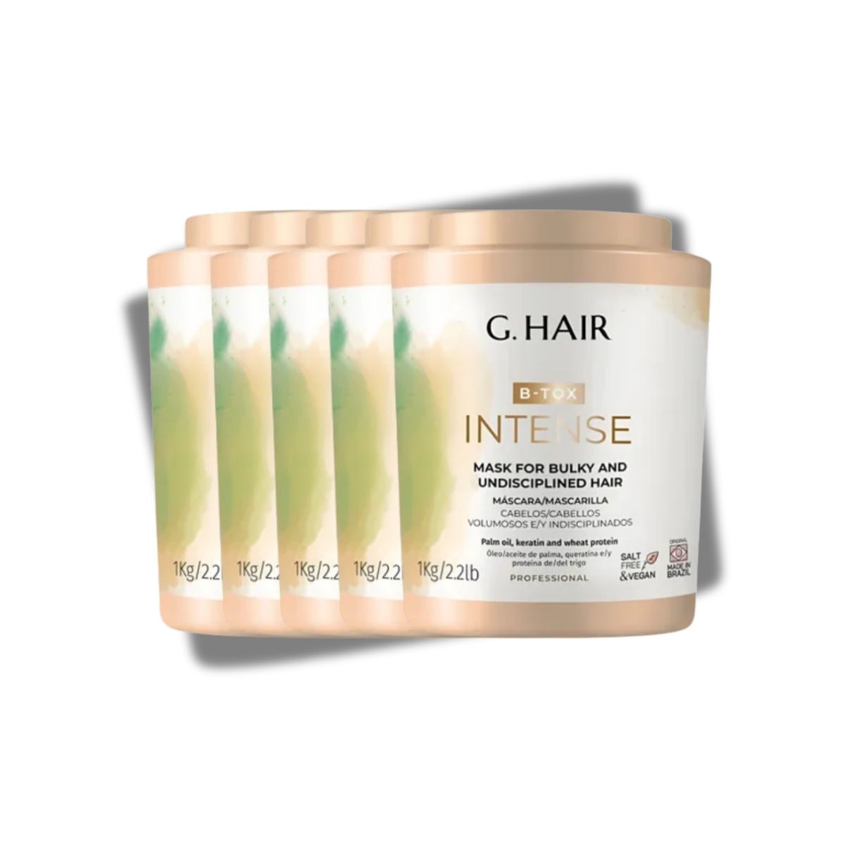 Kit G.Hair BTX Intense 5 Máscara 1 Kg