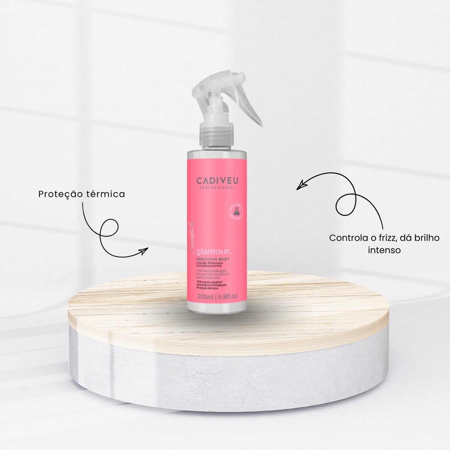 Kit Cadiveu Profissonal Glamour 3 Fluído Precioso 200 ml
