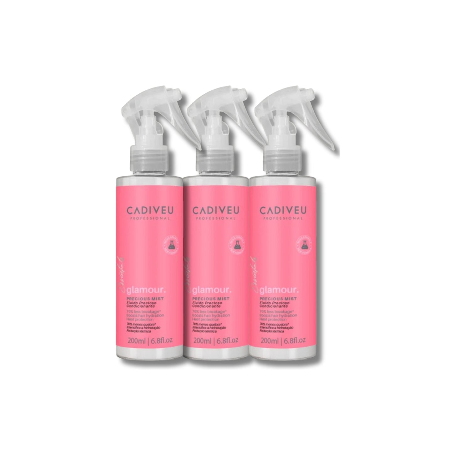 Kit Cadiveu Profissonal Glamour 3 Fluído Precioso 200 ml
