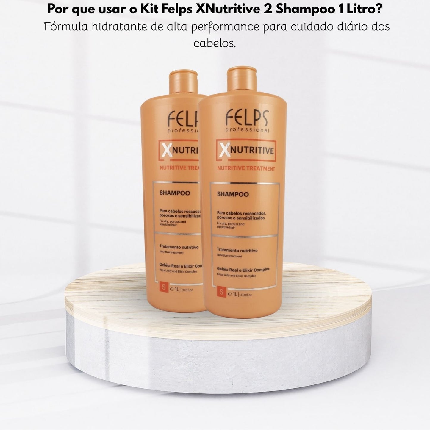Kit Felps XNutritive 2 Shampoo 1 Litro