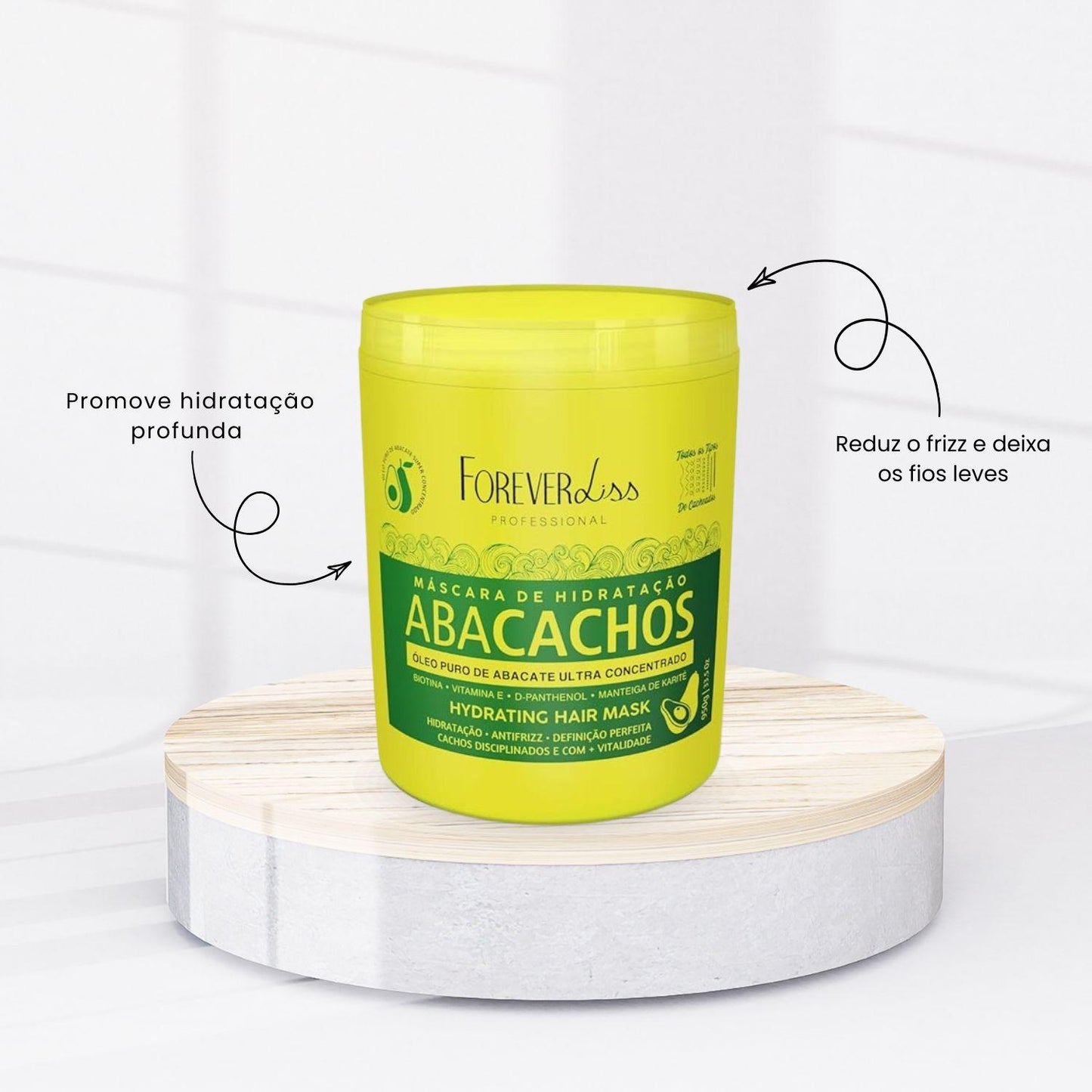 Máscara Forever Liss Abacachos para Cabelo Cacheado 950 g