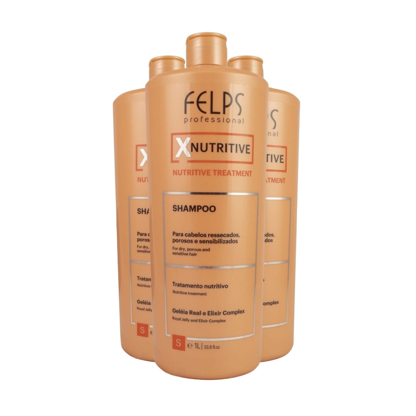 Kit Felps XNutritive 3 Shampoo 1 Litro