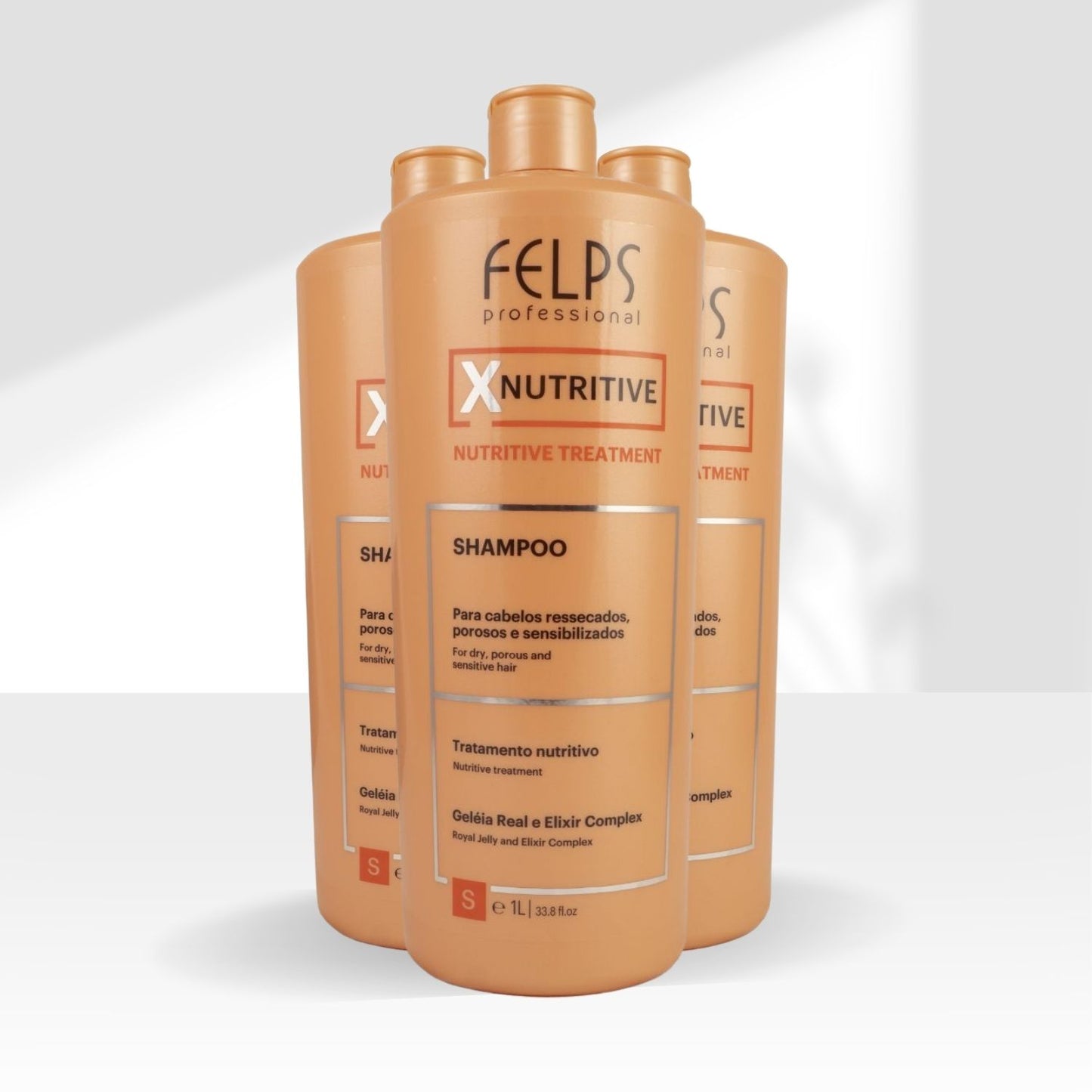 Kit Felps XNutritive 3 Shampoo 1 Litro