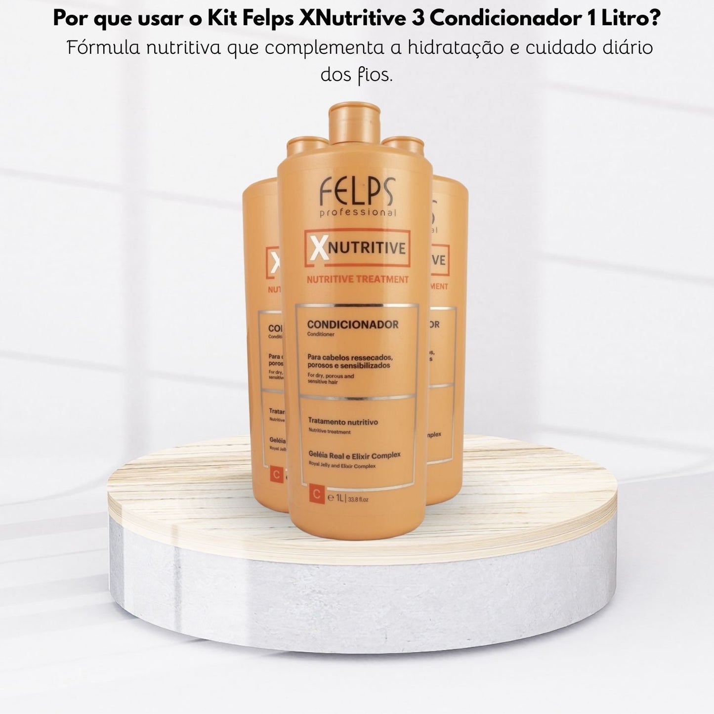 Kit Felps XNutritive 3 Condicionador 1 Litro