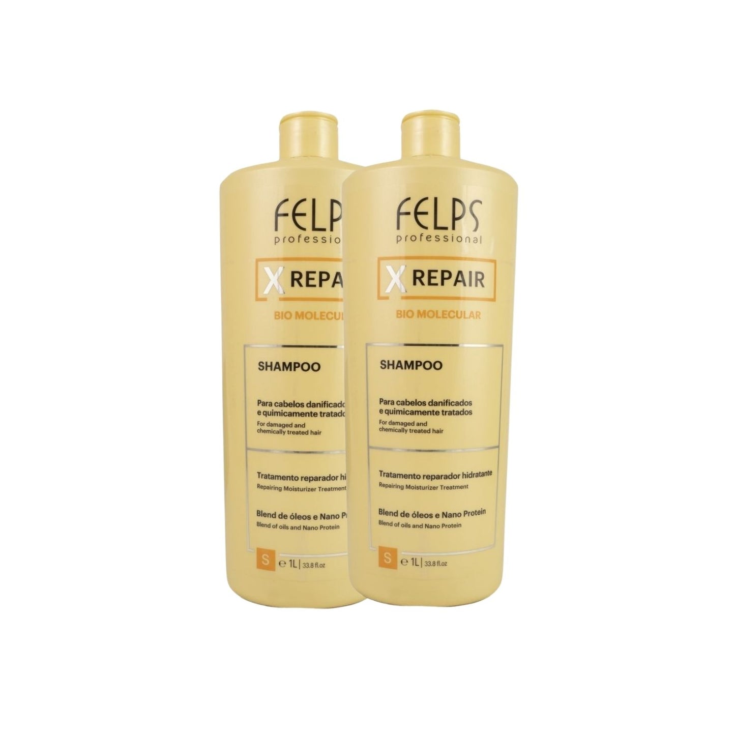 Kit Felps X Repair Bio Molecular 2 Shampoo 1 Litro