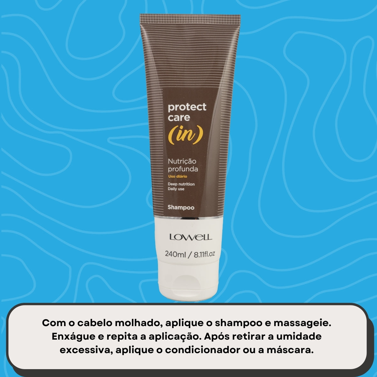 Shampoo Lowell Protect Care (in) Nutrição Shampoo Hidratante 240 ml