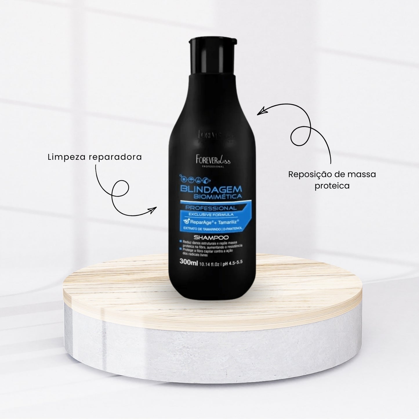 Shampoo Forever Liss Blindagem Capilar 300 ml