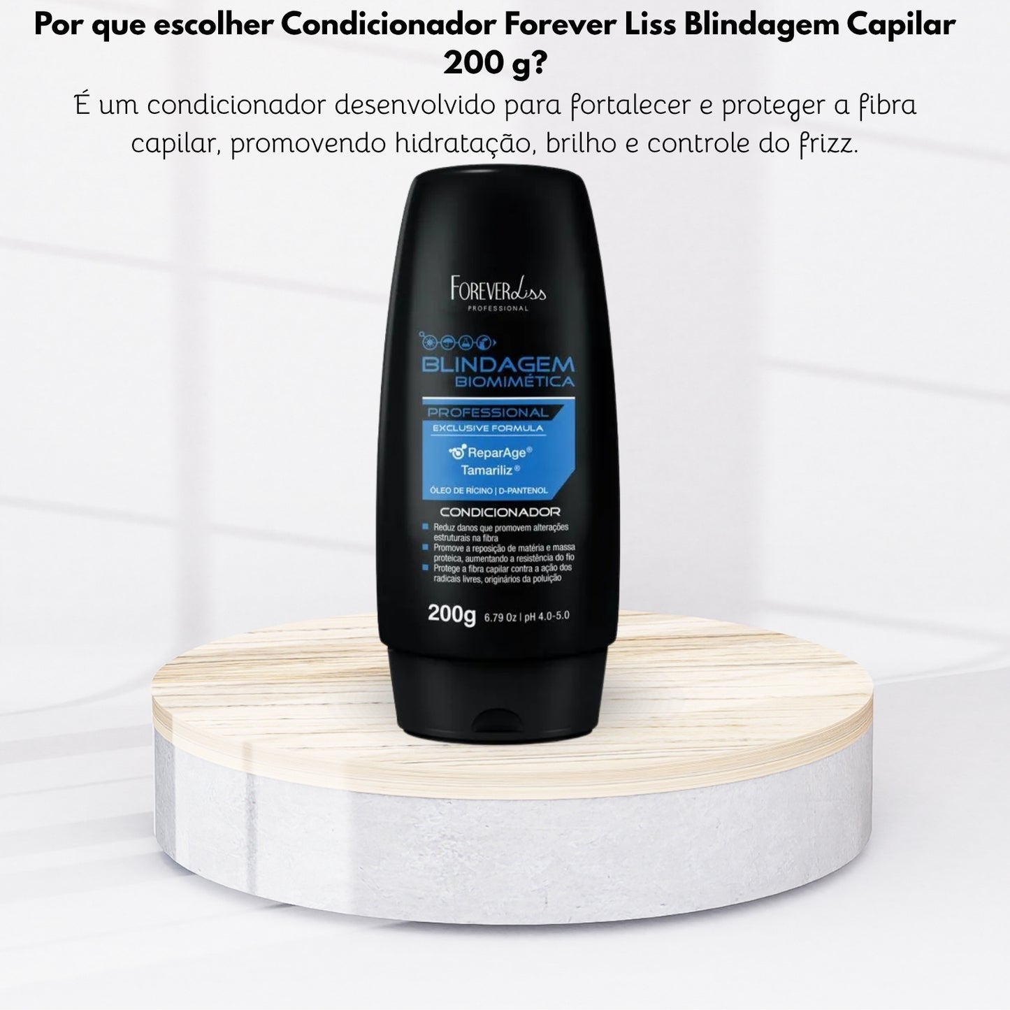 Condicionador Forever Liss Blindagem Capilar 200 g
