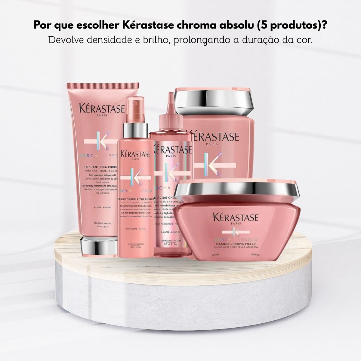 Kit Kérastase Chroma Absolu Home Care (5 Produtos)