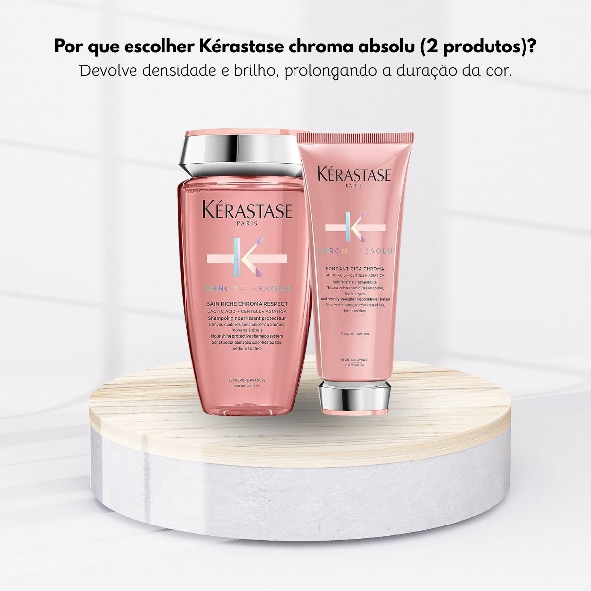 Kit Kérastase Chroma Absolu Home Care (2 Produtos) – Doce Beleza