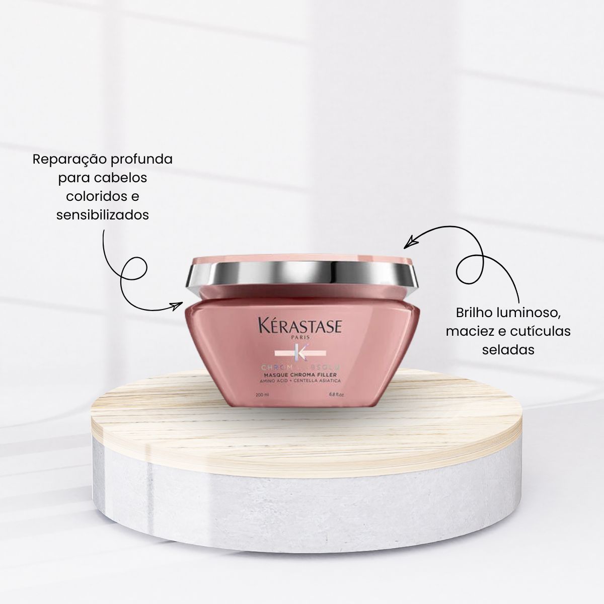 Kit Kérastase Chroma Absolu Shampoo 250 ml e Máscara 200 ml