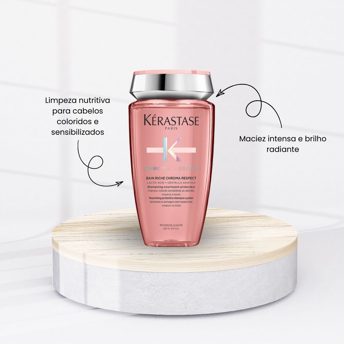 Kit Kérastase Chroma Absolu Shampoo e Tratamento Capilar