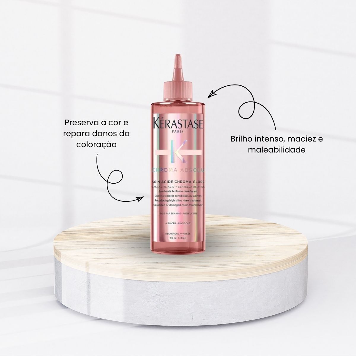 Kit Kérastase Chroma Absolu 3 Tratamento Capilar 210 ml