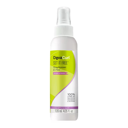 Spray DevaCurl Set It Free Reparador de Frizz 120 ml