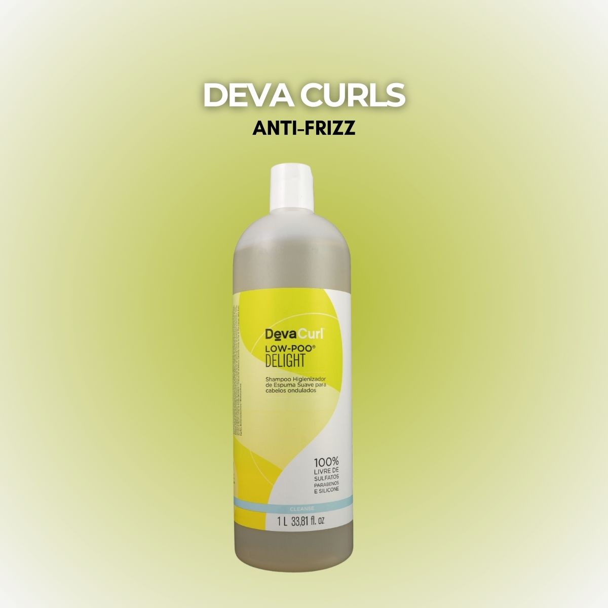 Shampoo DevaCurl Low-Poo Delight de Espuma Suave 1 Litro