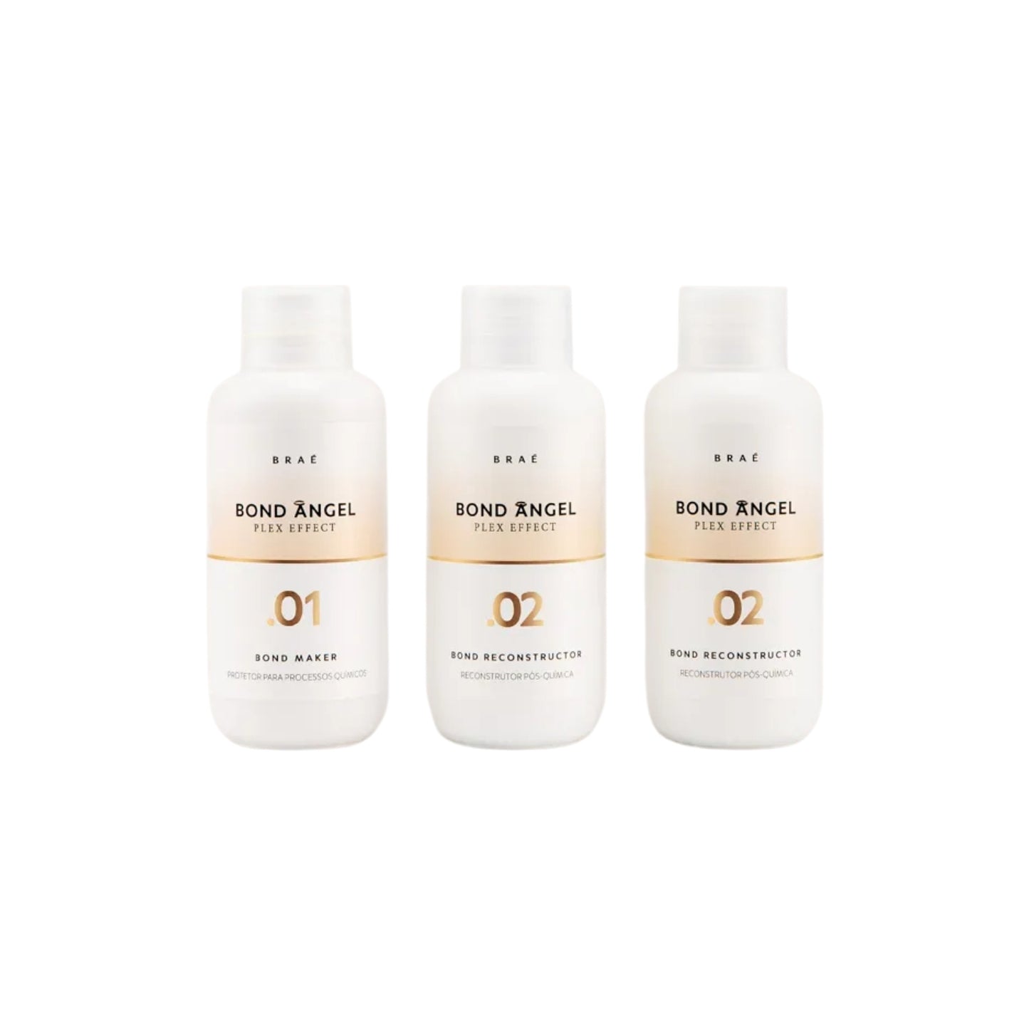 Kit Braé Bond Angel Protetor 1 x 100 ml e Reconstrutor 2 x 100 ml