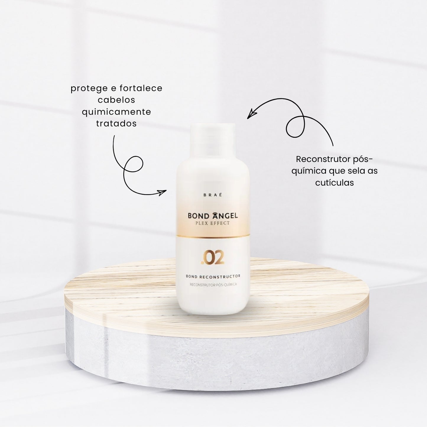 Kit Braé Bond Angel Protetor 1 x 100 ml e Reconstrutor 2 x 100 ml