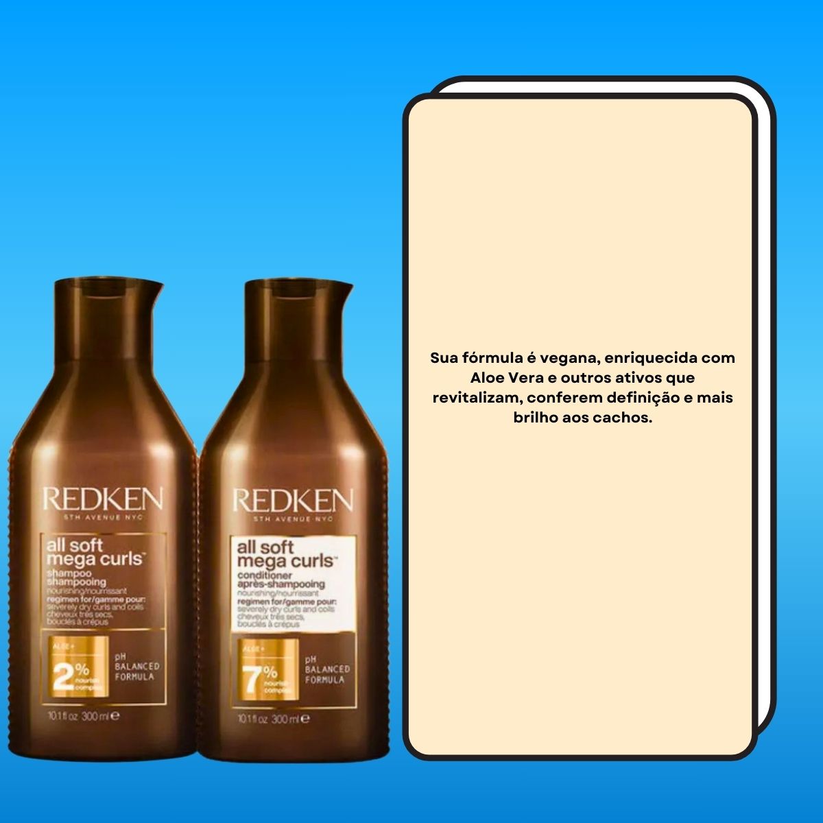 Kit Redken All Soft Mega Curls Home Care (2 Produtos)