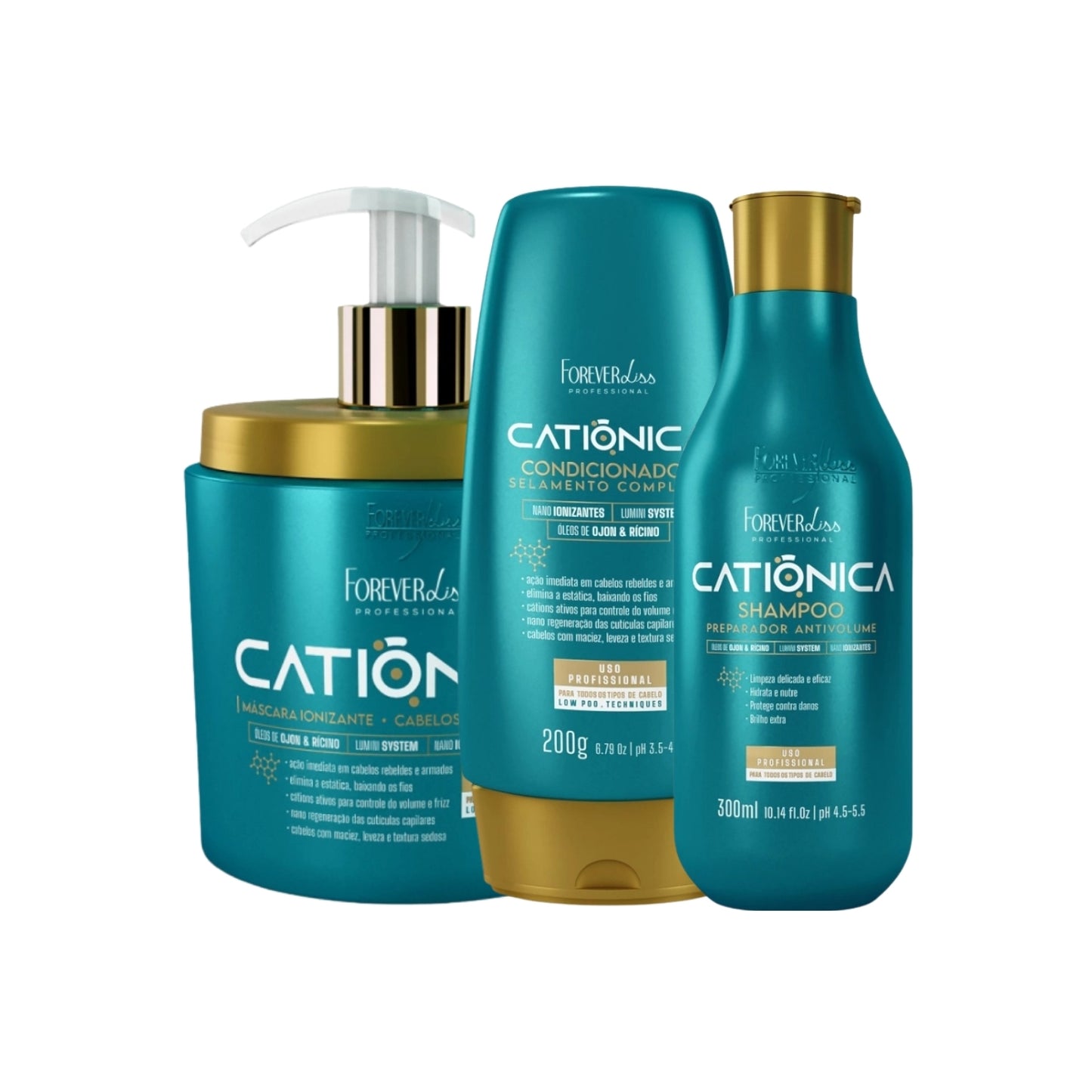 Kit Forever Liss Catiônica Completo