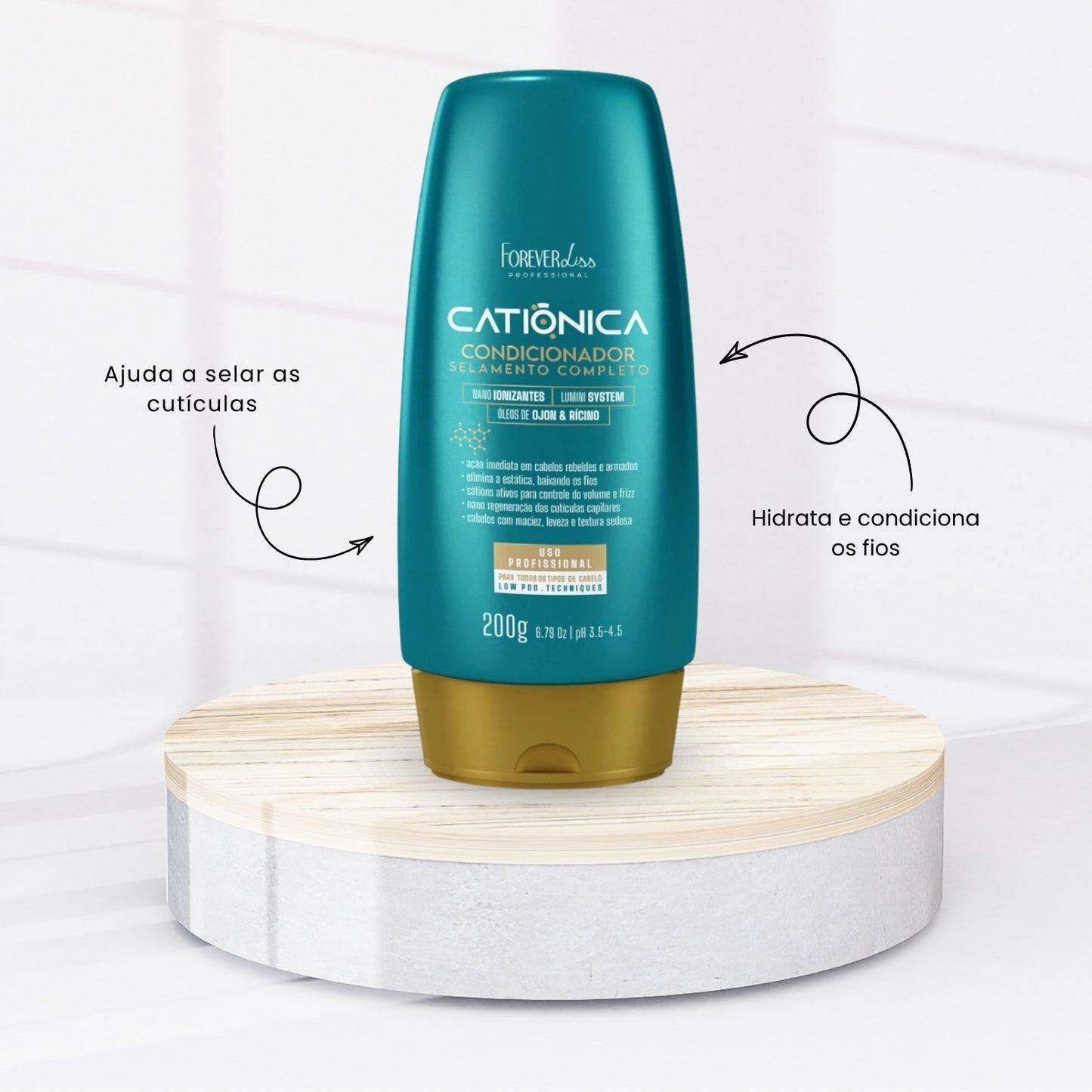 Kit Forever Liss Catiônica Completo